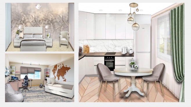 Дизайн жилого интерьера. Базовый курс – работы студентов - 10