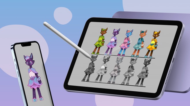 Профессиональная переподготовка по графическому дизайну – работы студентов - 19